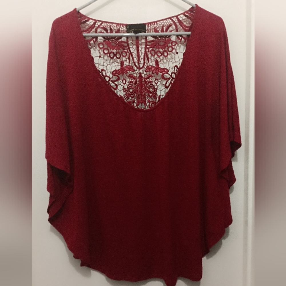 Red jeans by Buffalo top